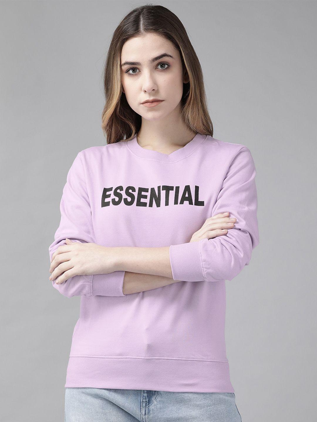 the-dry-state-lavender-typography-printed-round-neck-pullover-sweatshirt