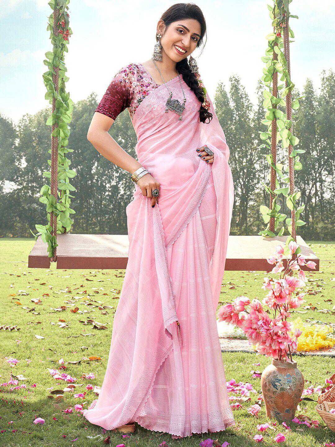 saree-mall-striped-embellished-beads-&-stones-pure-crepe-saree