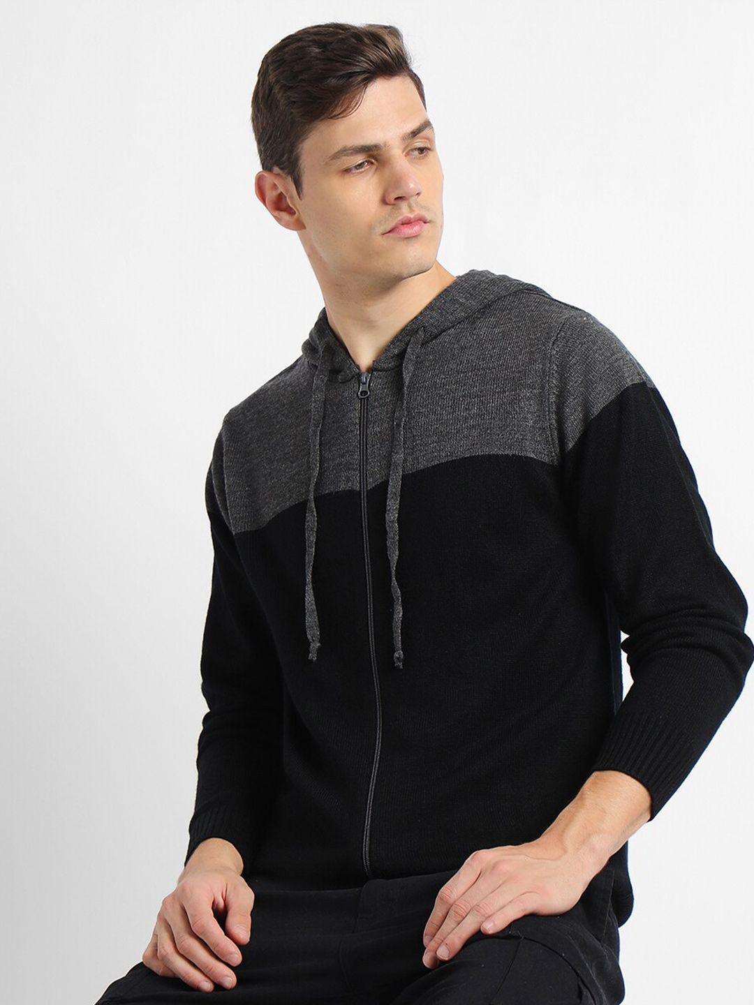 dennis-lingo-colourblocked-hooded-neck-long-sleeves-acrylic-cardigan-sweater