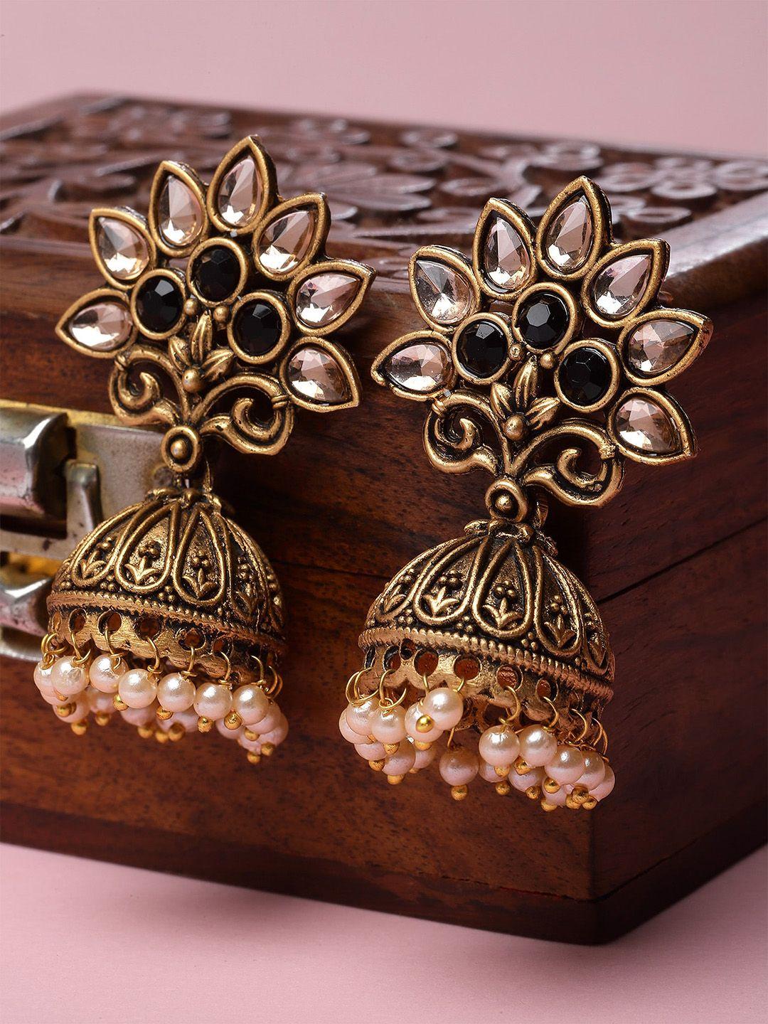 karatcart-contemporary-jhumkas-earrings