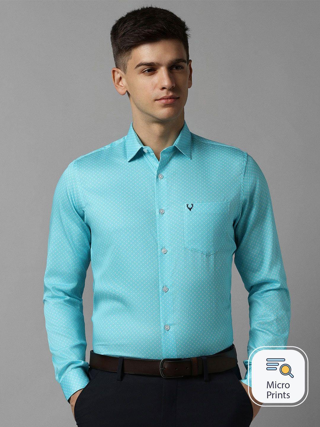allen-solly-slim-fit-textured-opaque-pure-cotton-formal-shirt