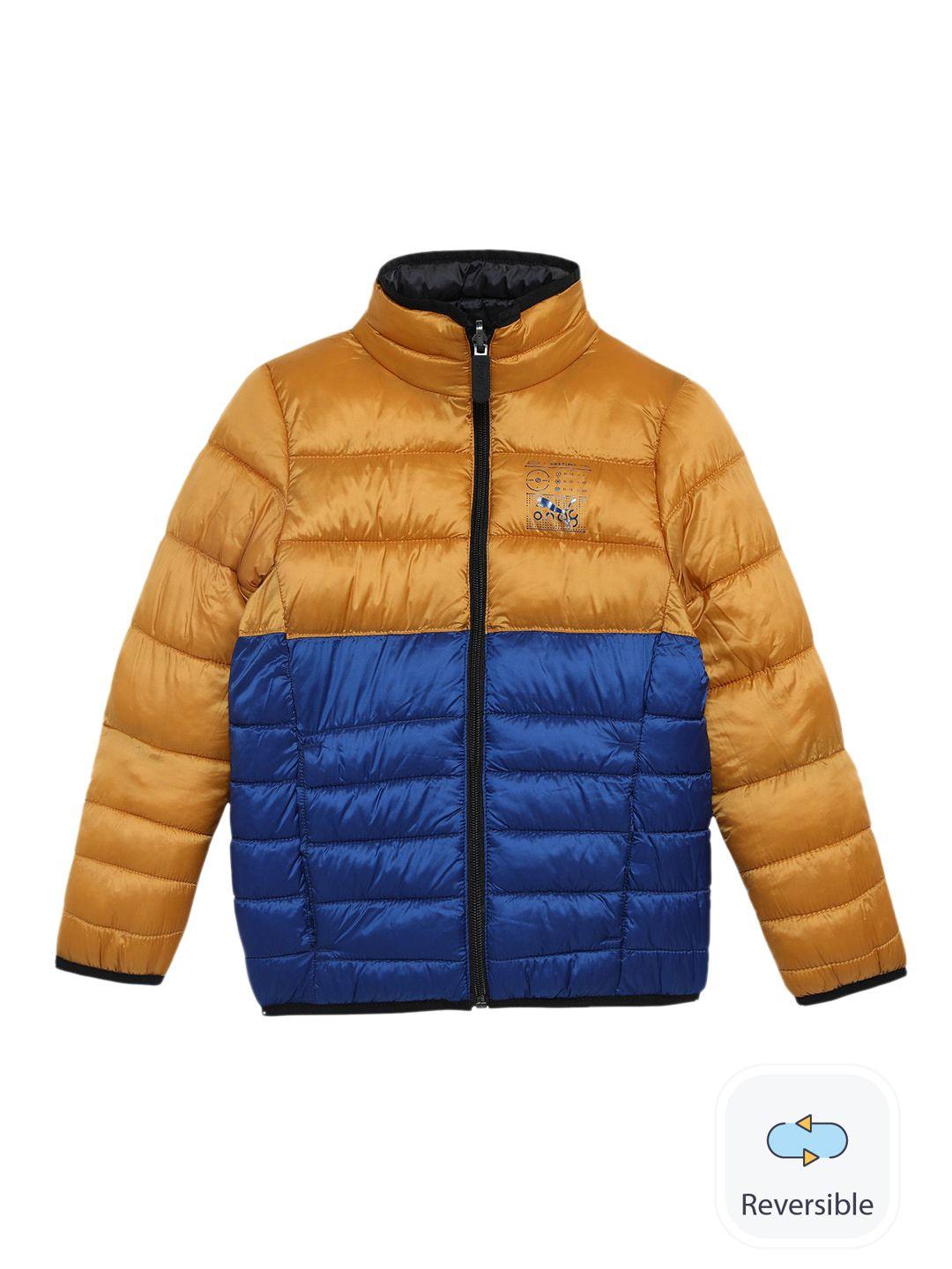 one8-x-puma-boys-colourblocked-reversible-stand-collar-padded-puffer-jacket