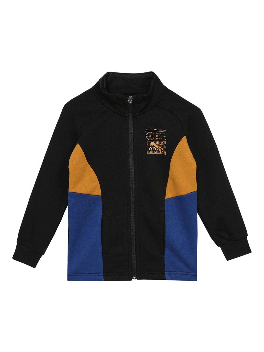 one8 x PUMA Boys Full-Zip Colourblocked Outdoor Sporty Jacket