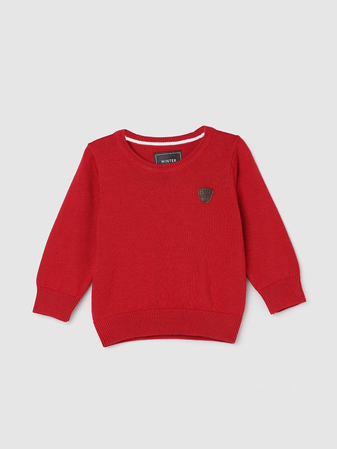 max Boys Red Pullover