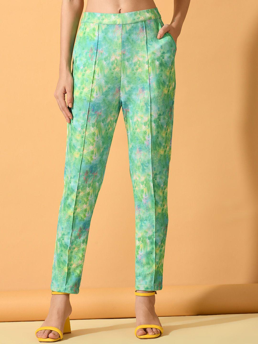 myshka-women-abstract-printed-comfort-slim-fit-wrinkle-free-cigarette-trousers