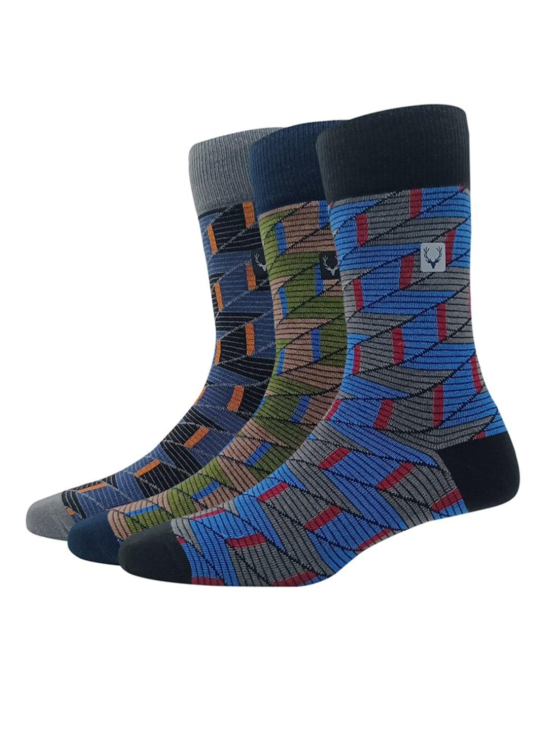 allen-solly-men-pack-of-3-patterned-calf-length-socks