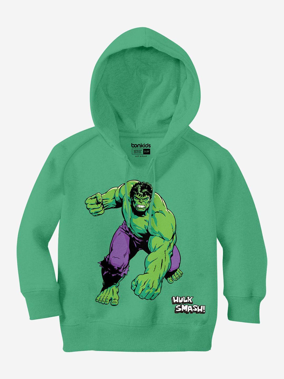 bonkids-boys-green-printed-hooded-sweatshirt