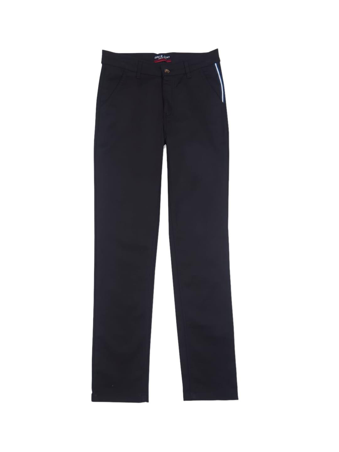 Gini and Jony Boys Straight Fit Smart Cotton Trousers