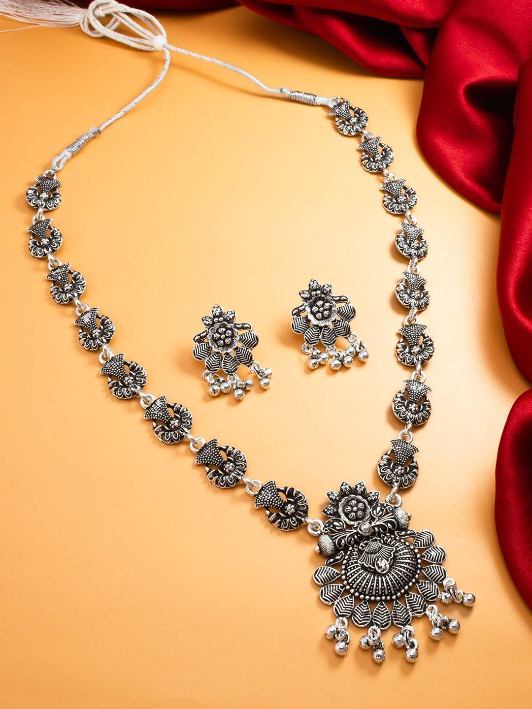 aadita-silver-plated-oxidized-jewellery-set