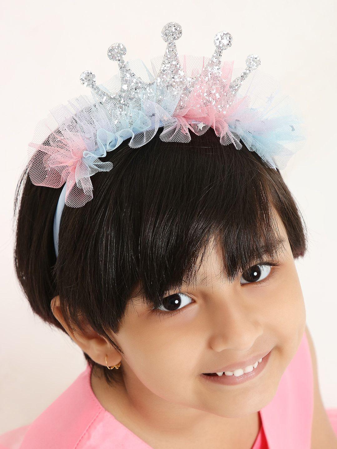 Aye Candy Girls Embellished Crown Hairband With Cape & Star Magic Wand