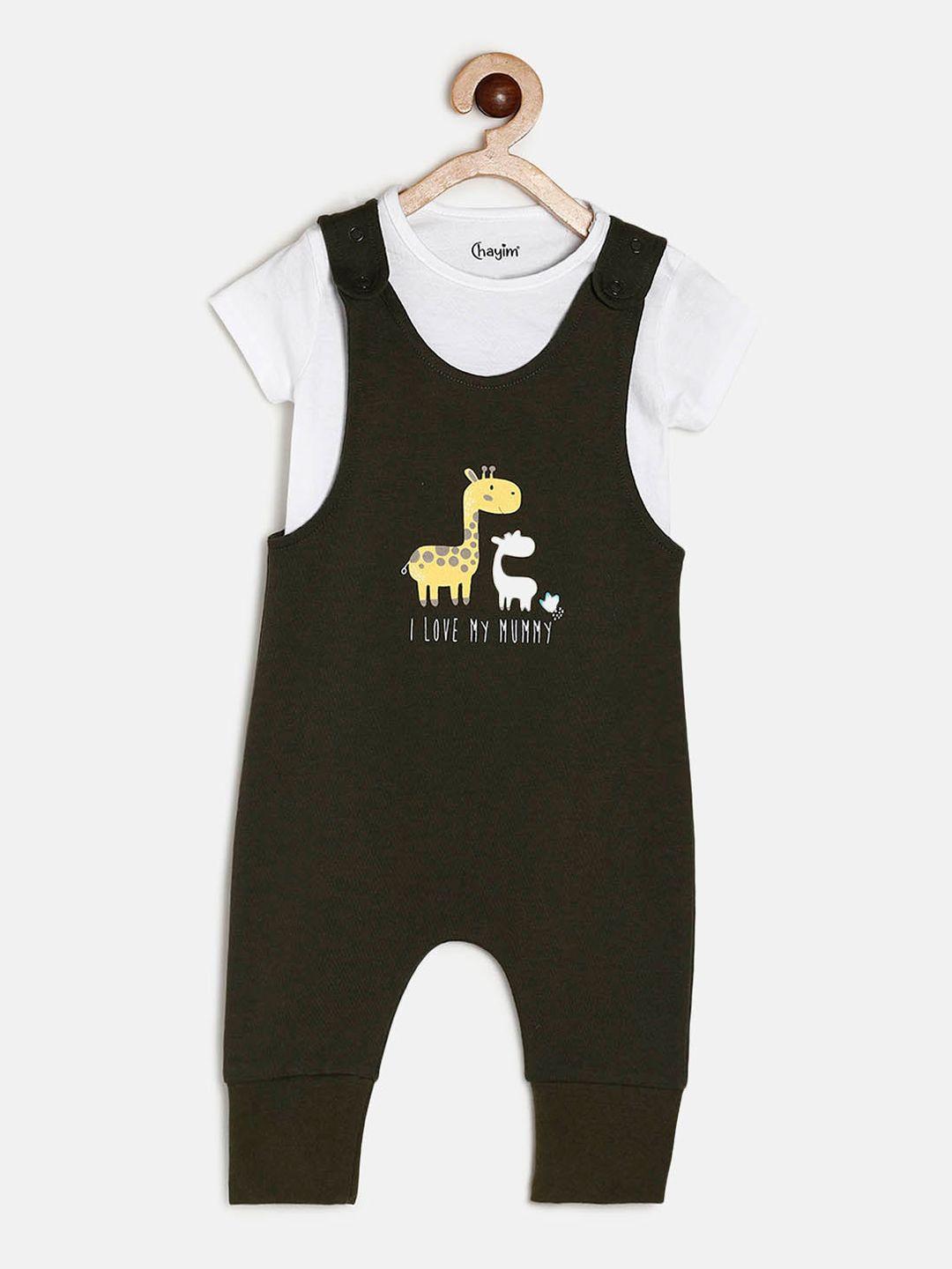 chayim-graphic-printed-cotton-dungaree-with-t-shirt