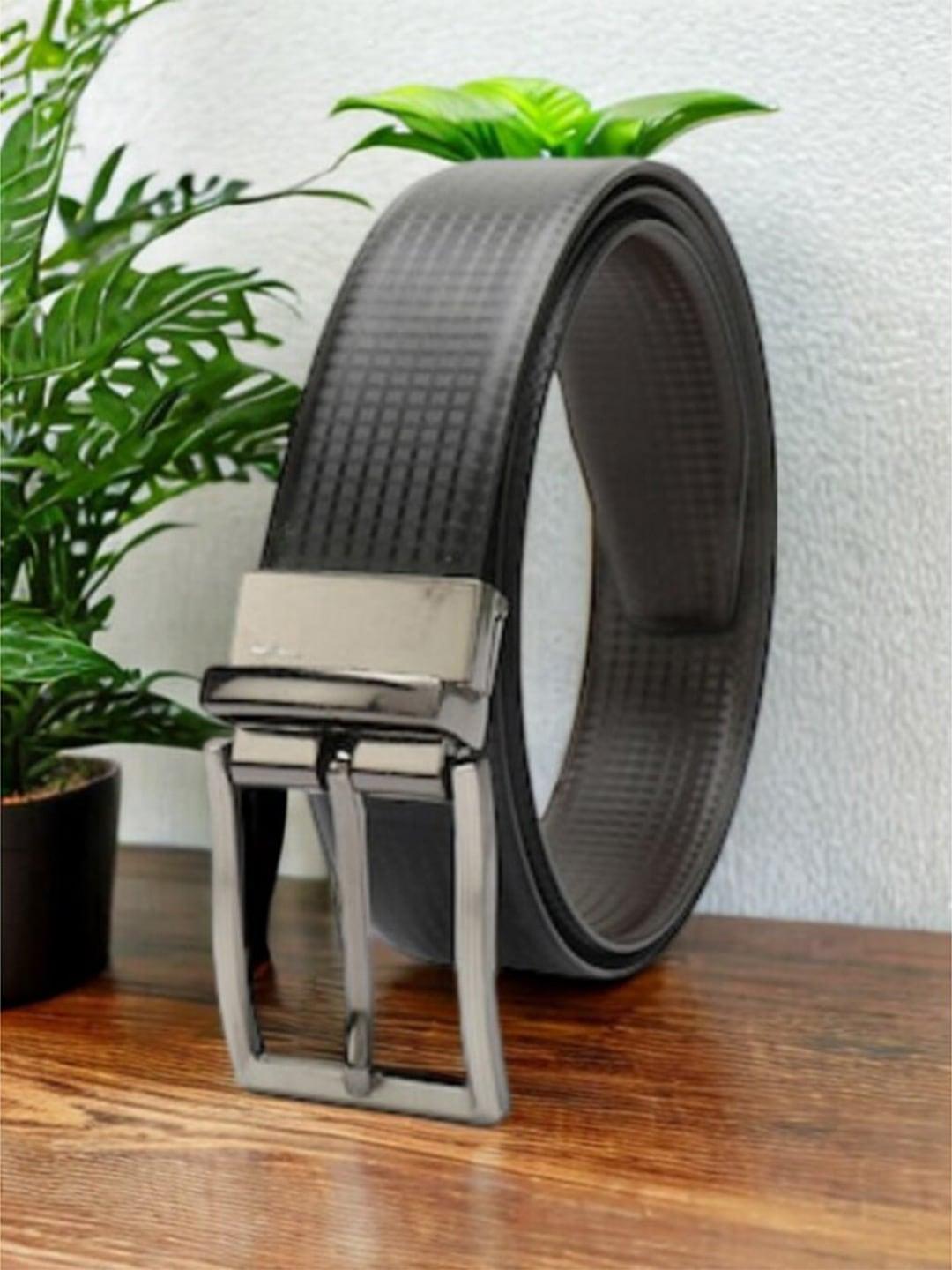 kastner-men-black-textured-pu-reversible-formal-belt