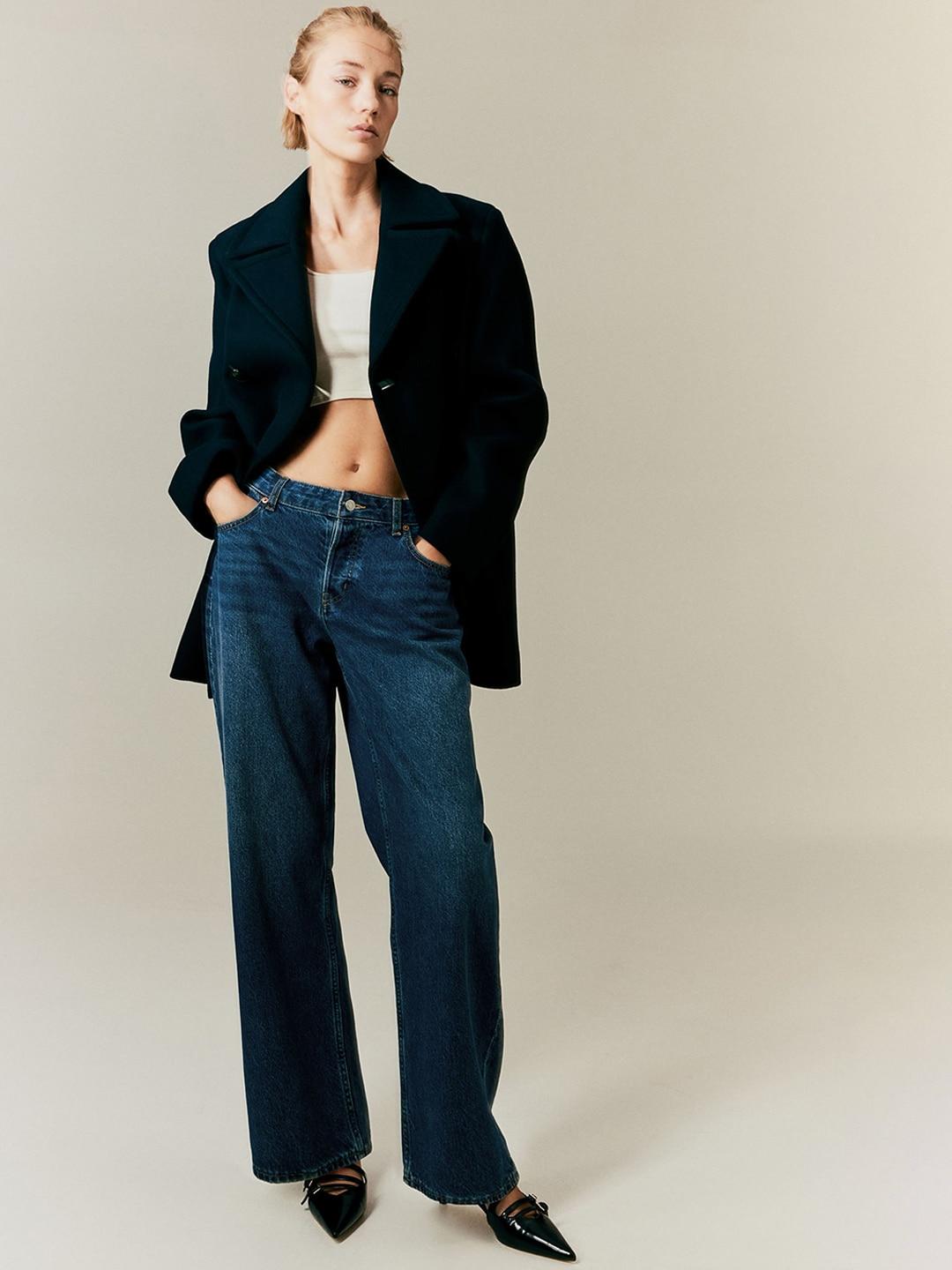 H&M Women Wide Regular Jeans