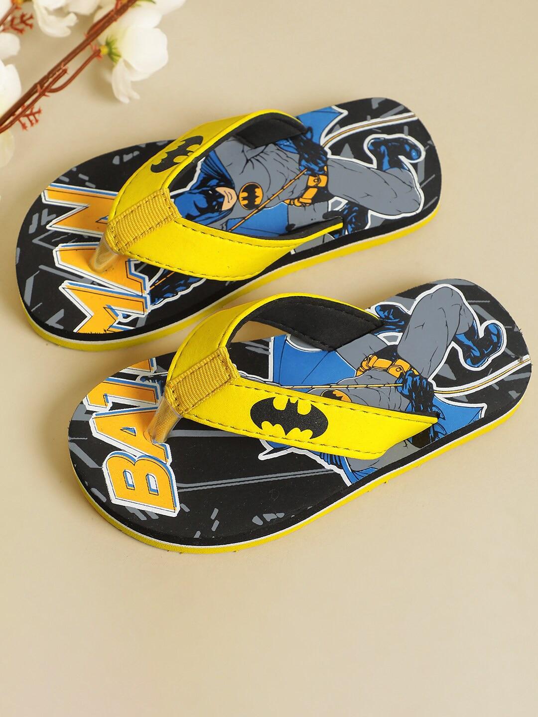 Kids Ville Boys Batman Printed Flip Flops