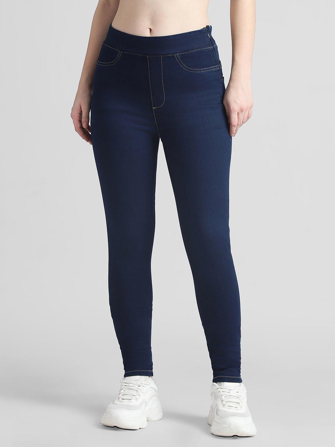 ONLY Onlmania Royal Skinny Fit Washed Cotton Denim Jeggings