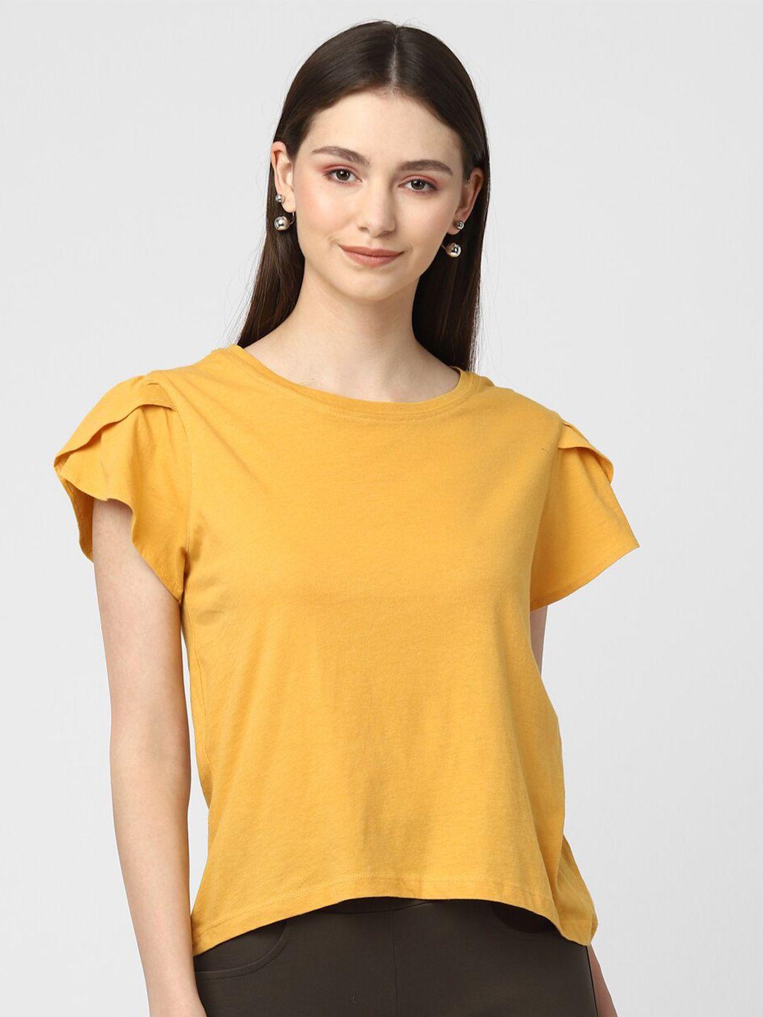 UrbanMark Flared Sleeves Knitted Casual Top