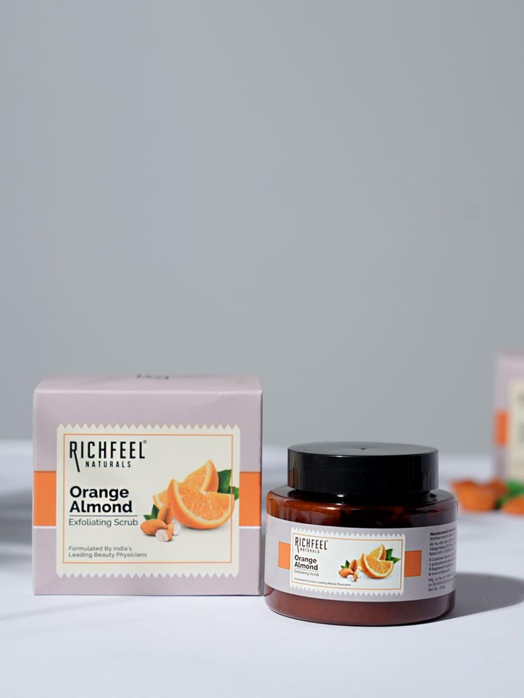 Richfeel Set of 4 Orange Almond Exfoliating Scrub - 100 g each