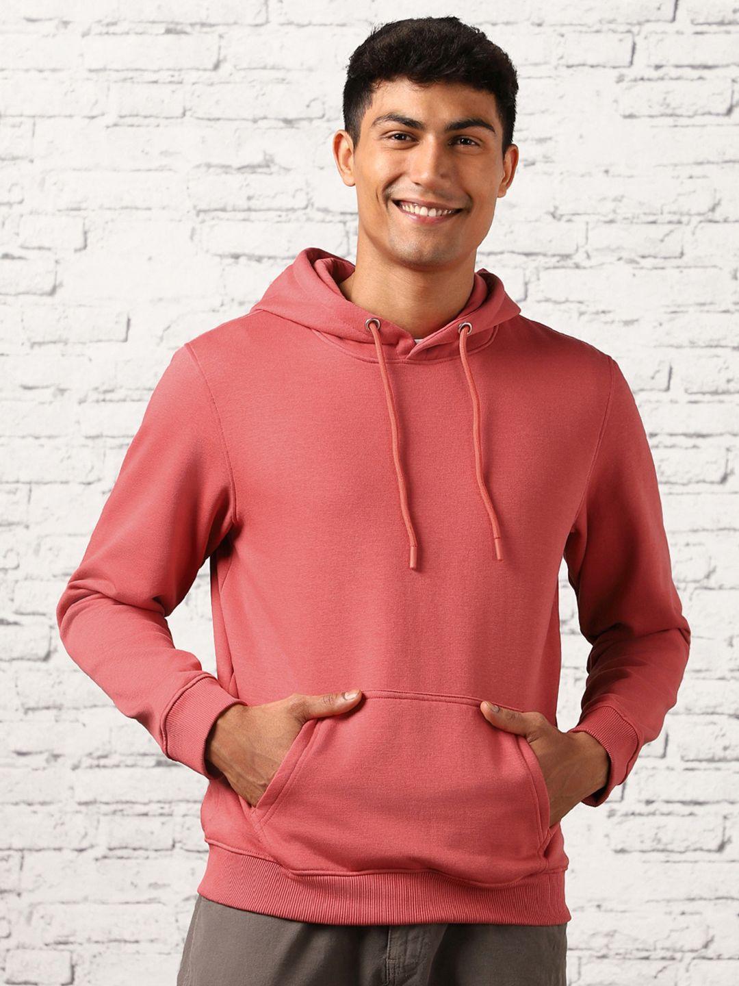nobero-men-red-hooded-sweatshirt