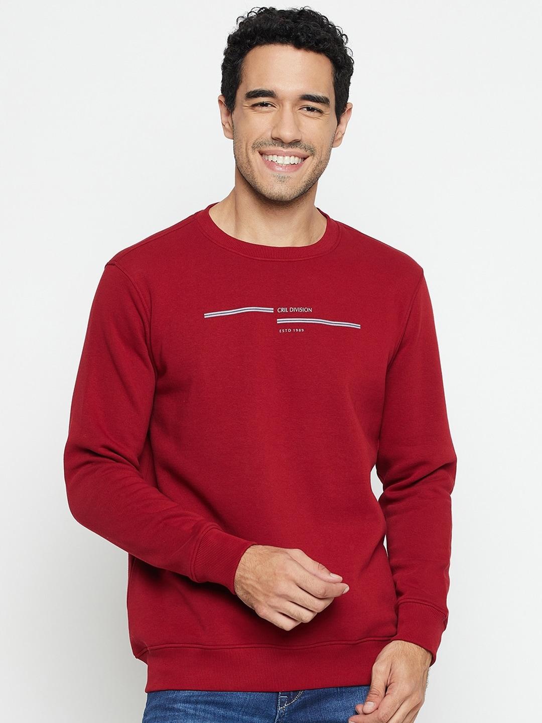 Cantabil Printed Fleece Sweatshirt