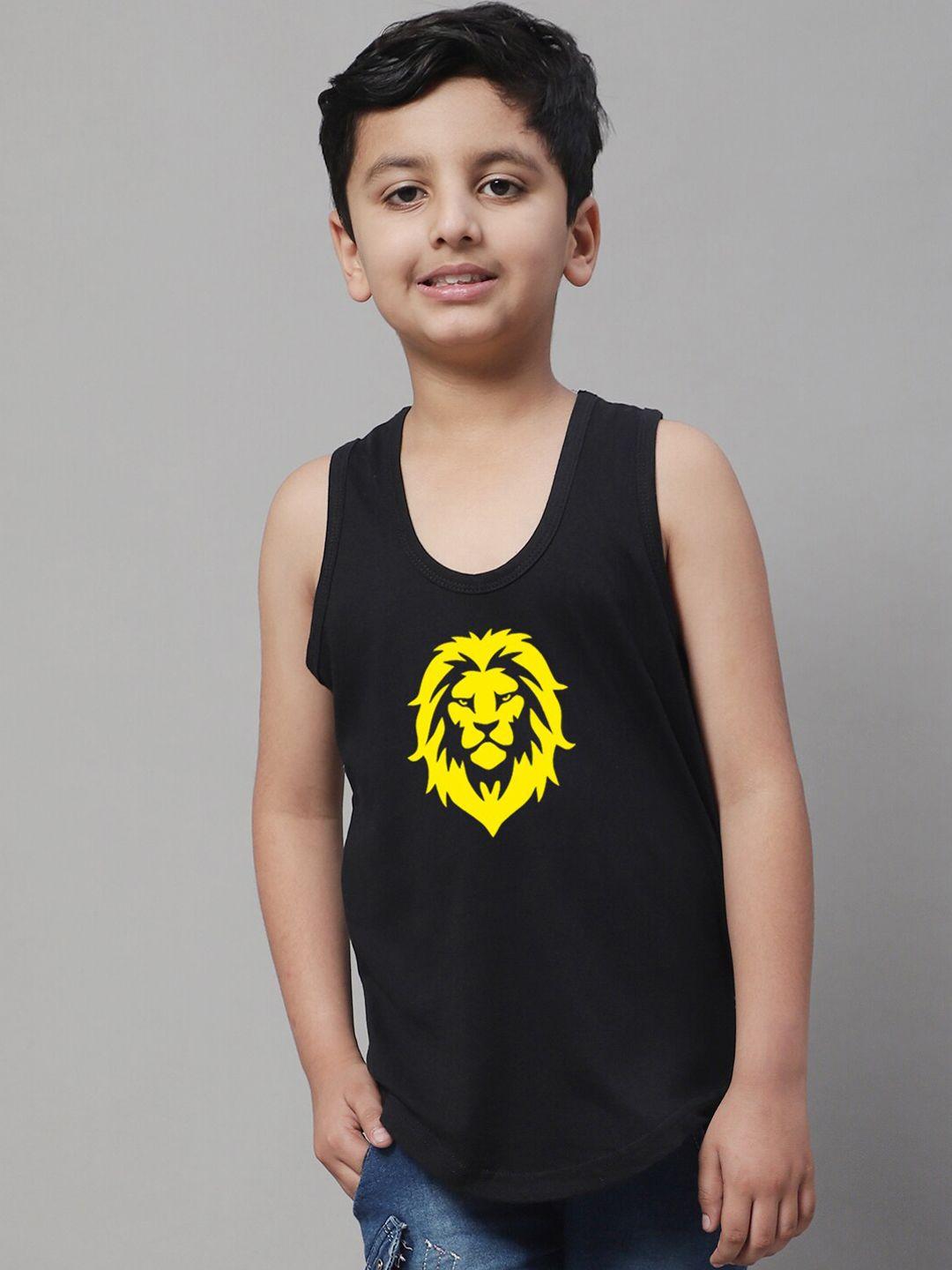 Friskers Boys Printed Pure Cotton Innerwear Vests