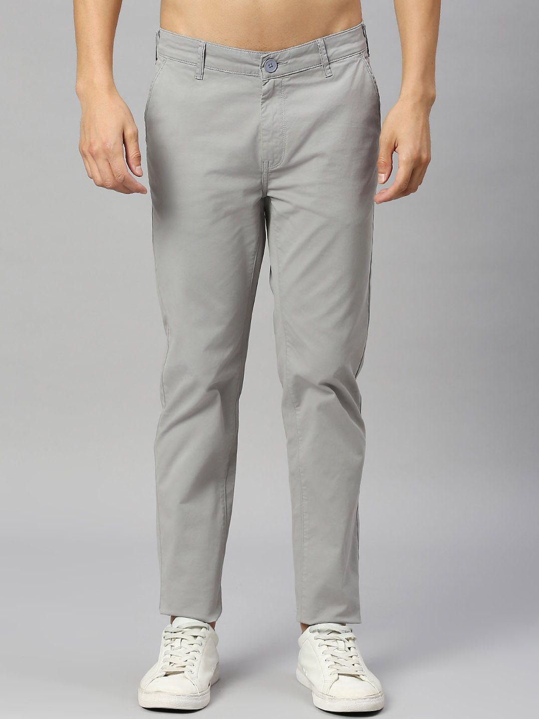 roadster-men-grey-slim-fit-trousers