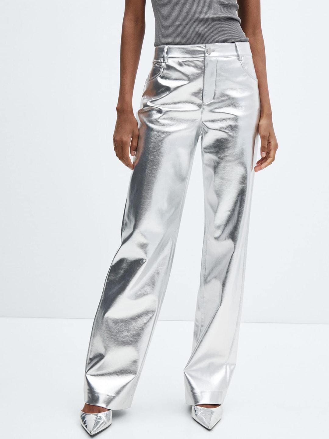 mango-women-metallic-faux-leather-trousers