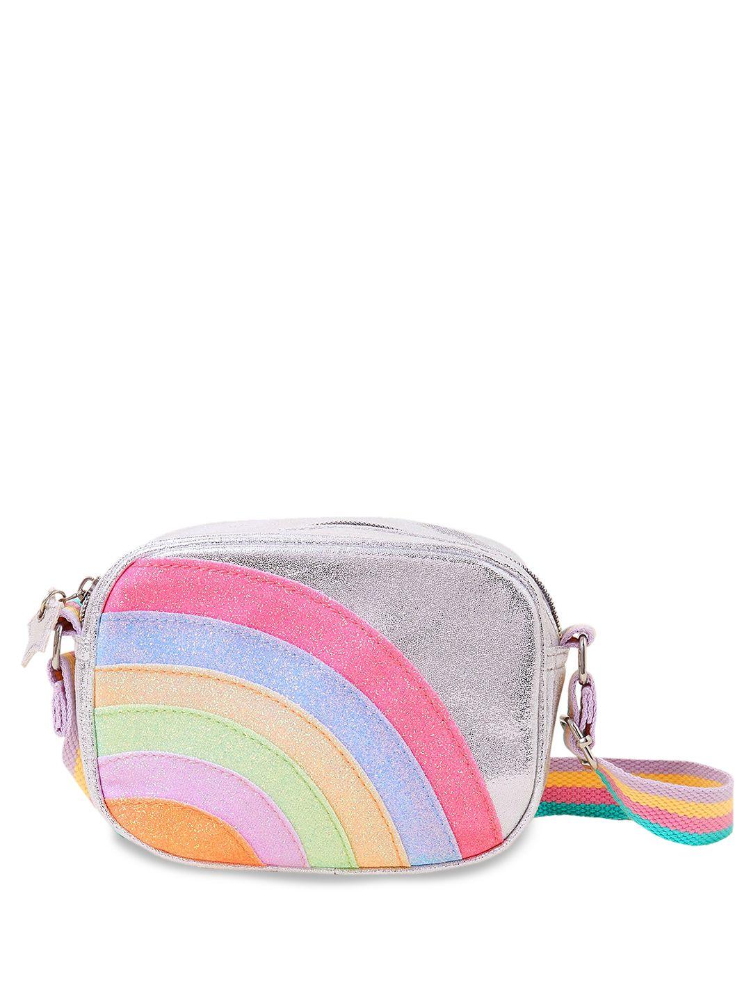 Accessorize Girls Colourblocked Structured Sling Bag