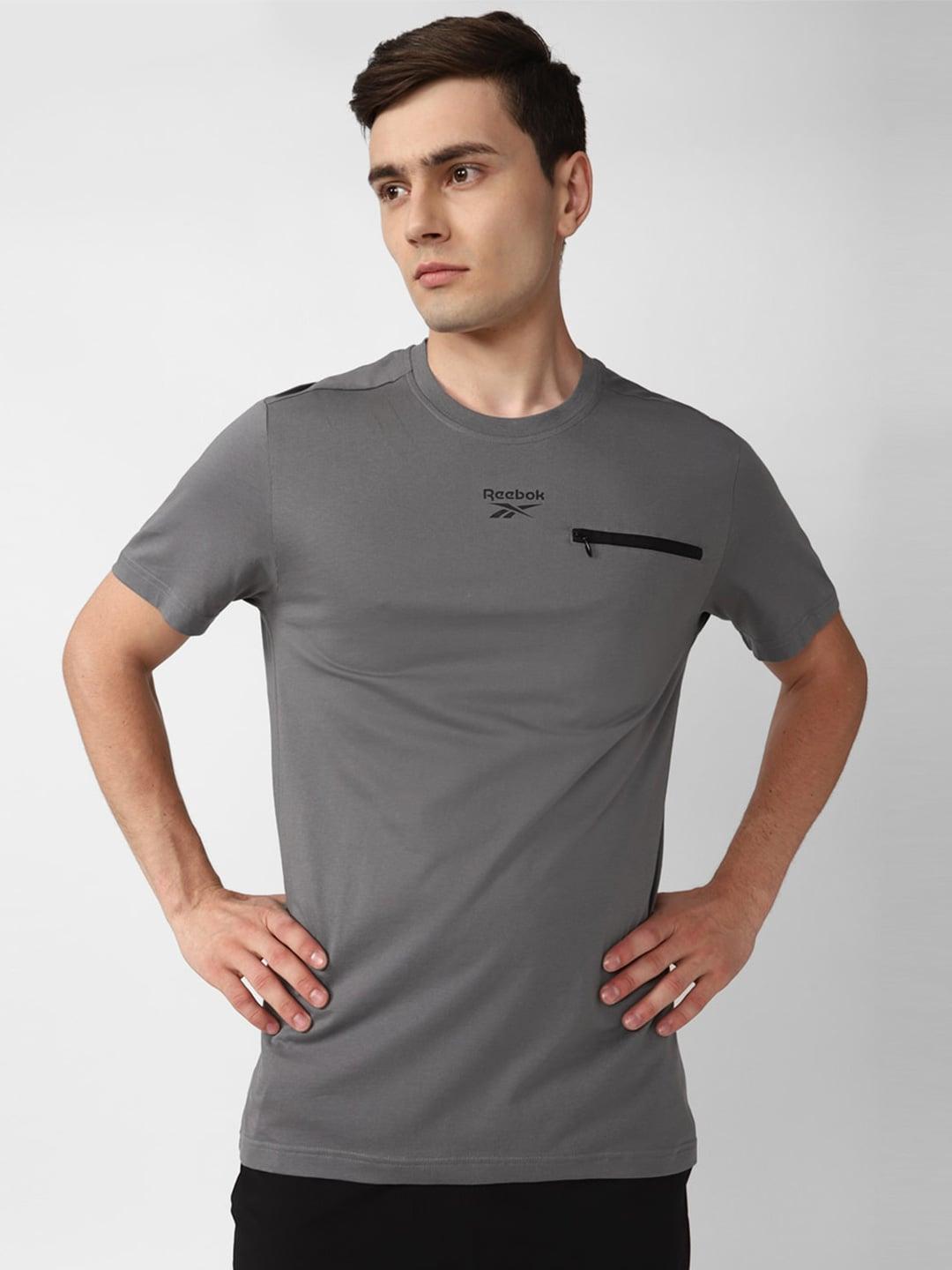 reebok-round-neck-zip-detail-pure-cotton-t-shirt