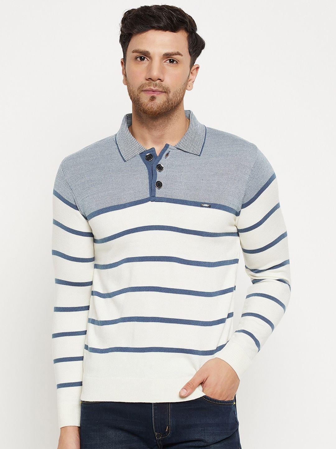 duke-striped-spread-collar-acrylic-pullover