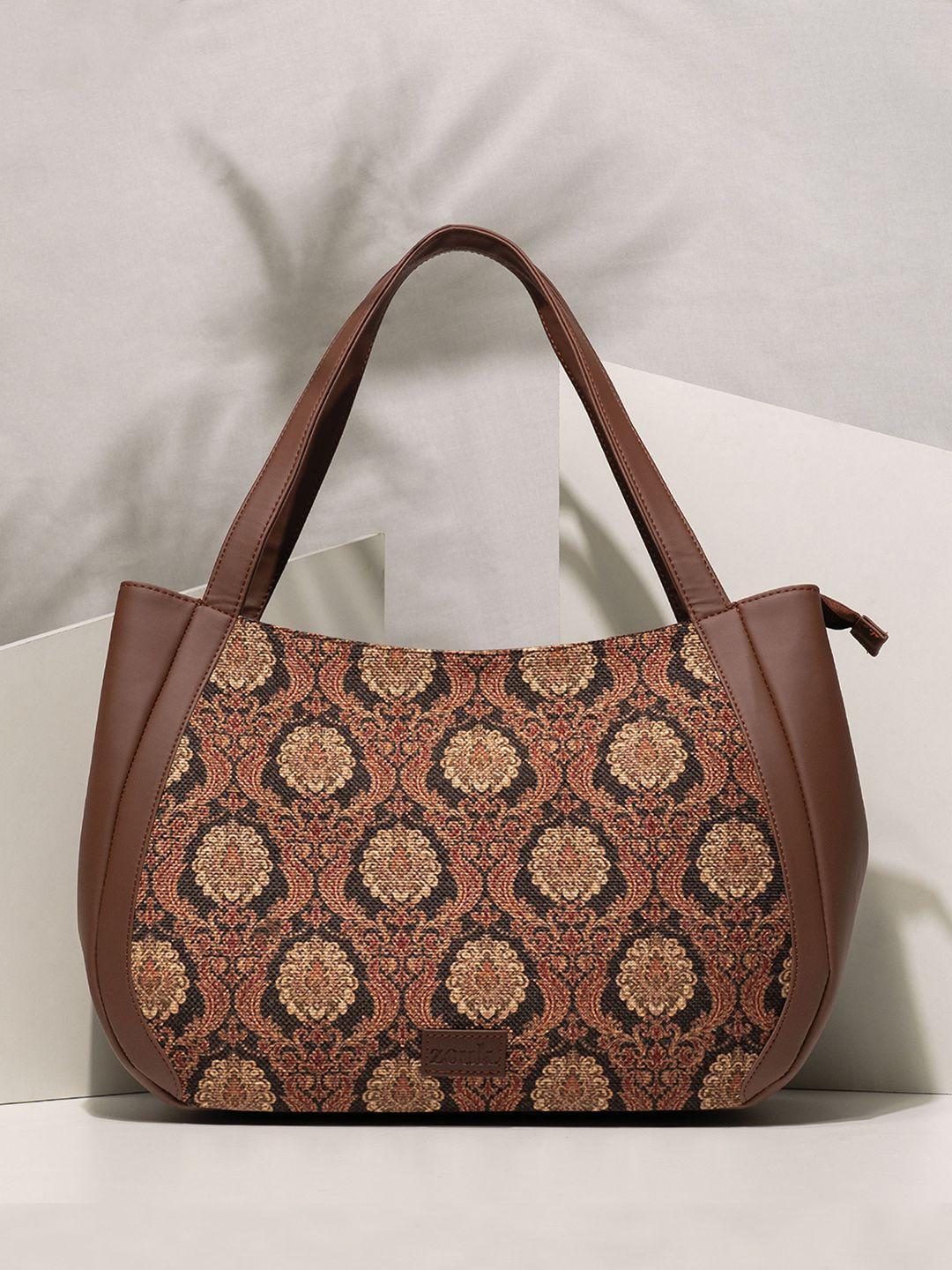 zouk-ethnic-motifs-printed-structured-jute-shoulder-bag-up-to-16-inch