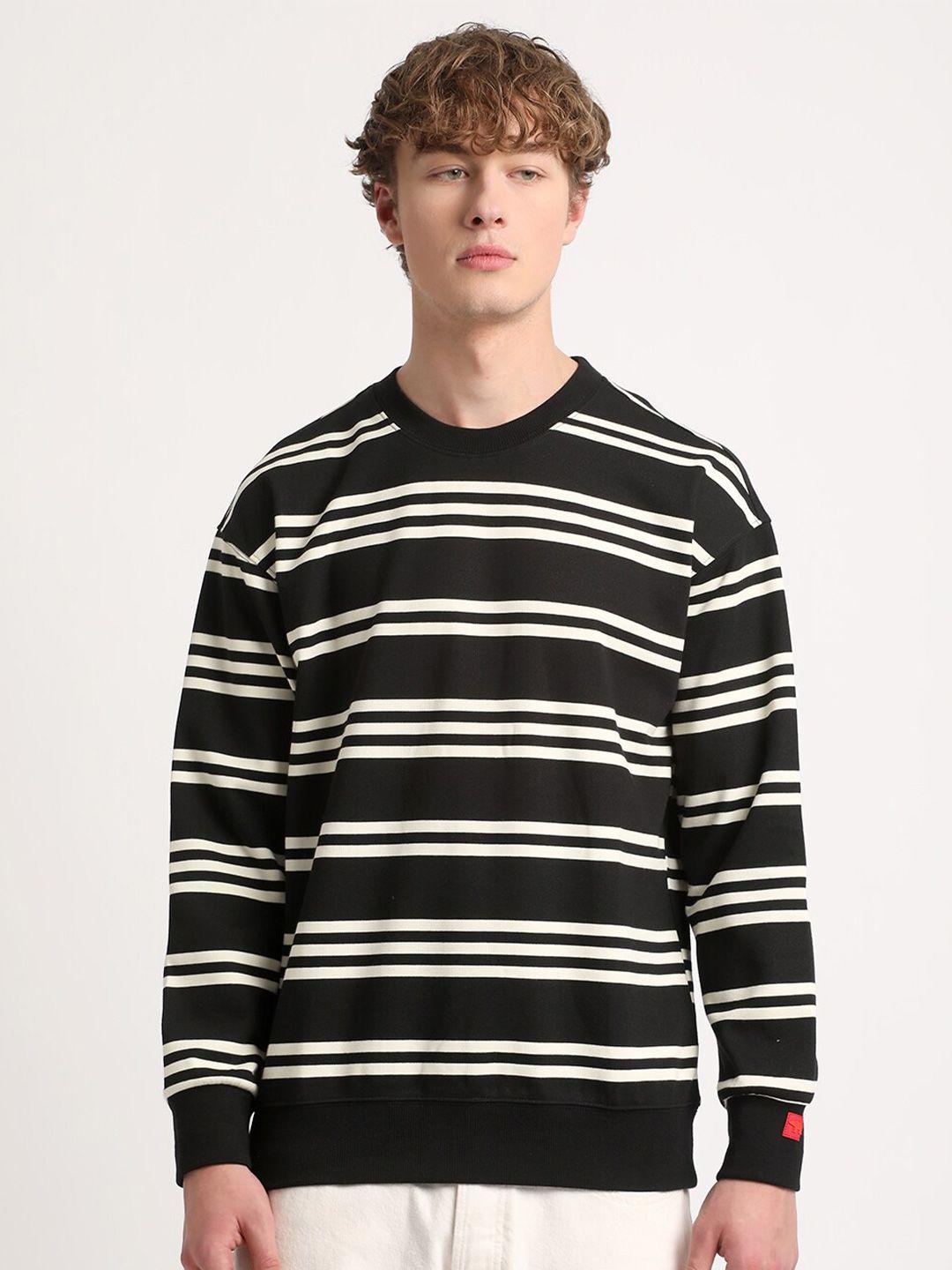 the-bear-house-men-black-striped-sweatshirt