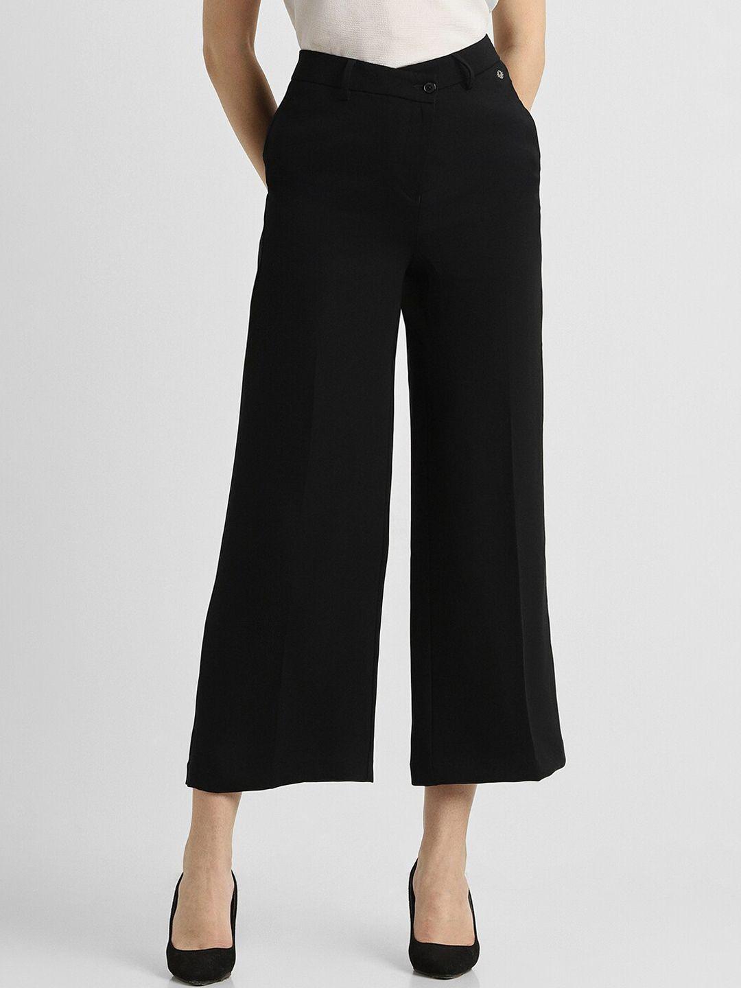 Allen Solly Woman Mid-Rise Parallel Trousers