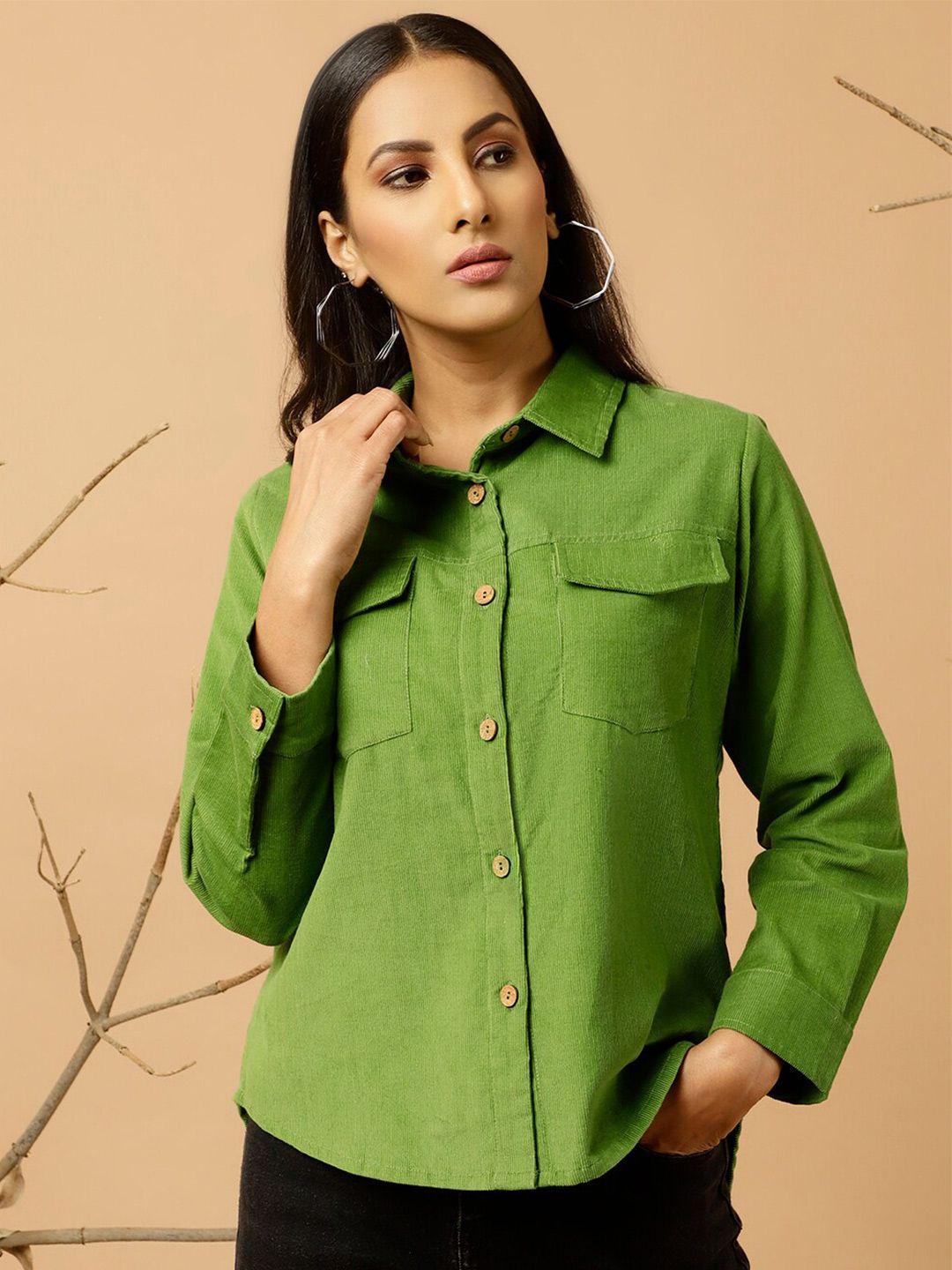 Jaipur Kurti Comfort Spread Collar Cotton Shirt
