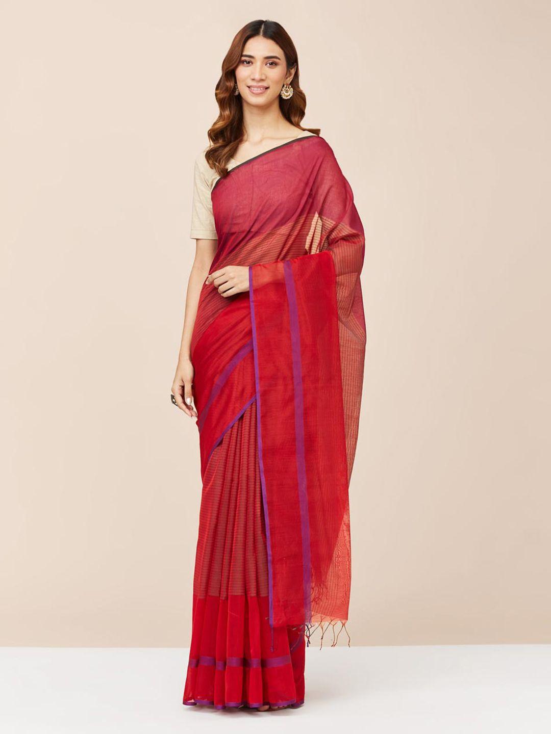 fabindia-striped-silk-cotton-saree
