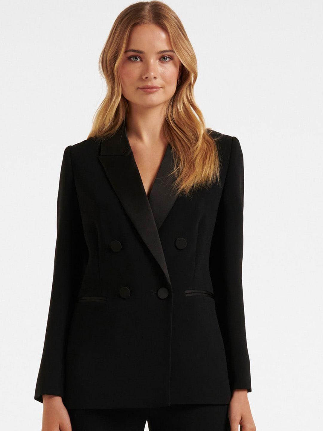 Forever New Tailored Fit Double Breasted Formal Blazer