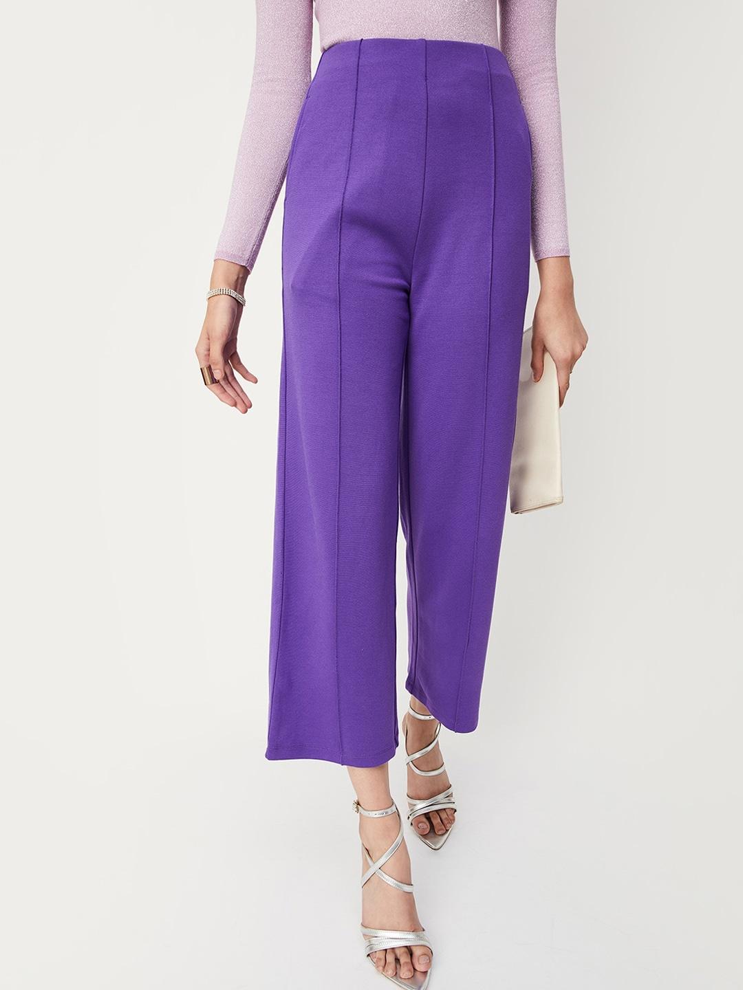 max-women-mid-rise-pleated-parallel-trousers