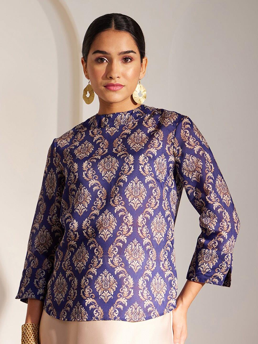 FableStreet Ethnic Motifs Printed Top