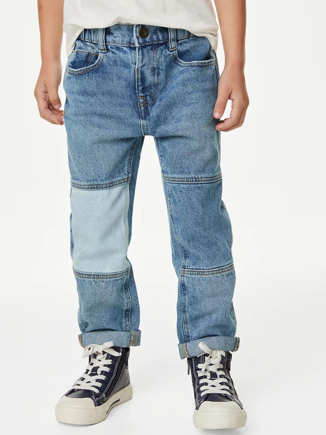 marks-&-spencer-boys-heavy-fade-mid-rise-cleanlook-pure-cotton-jeans