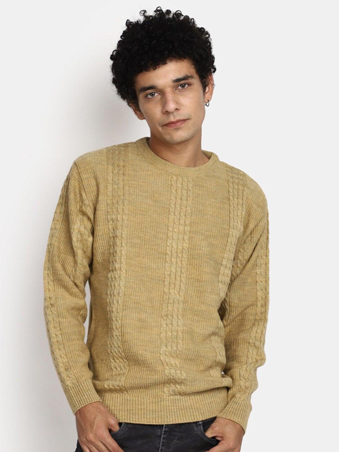 v-mart-self-design-cable-knit-cotton-pullover-sweater