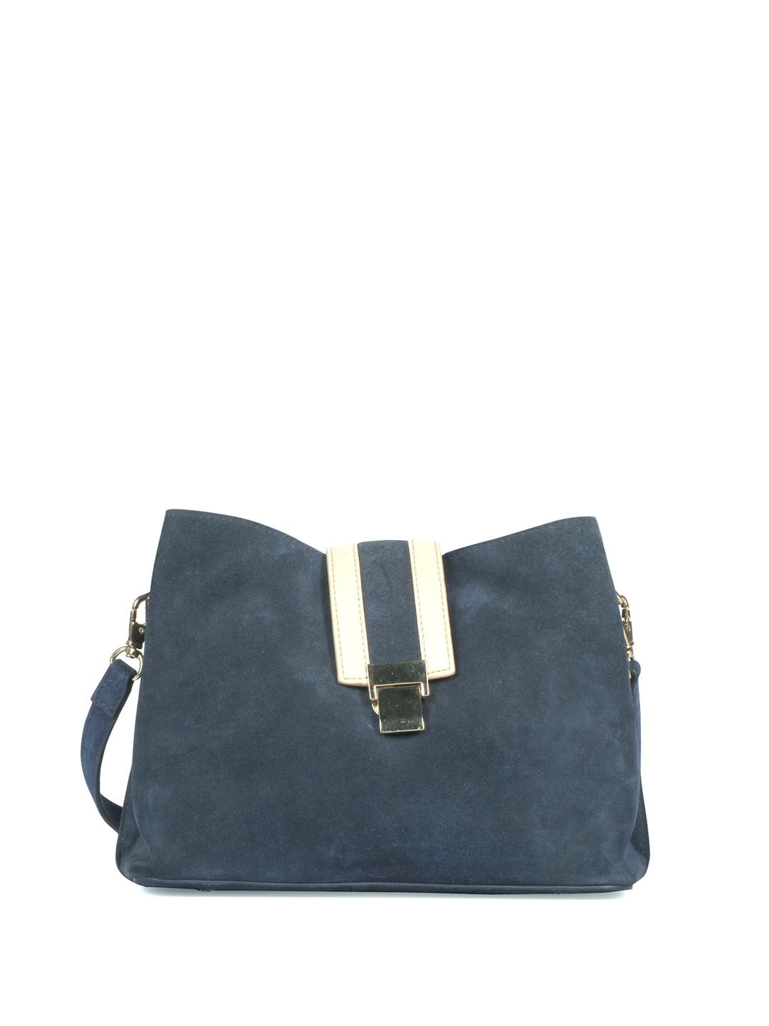 Favore Suede Leather Structured Sling Bag