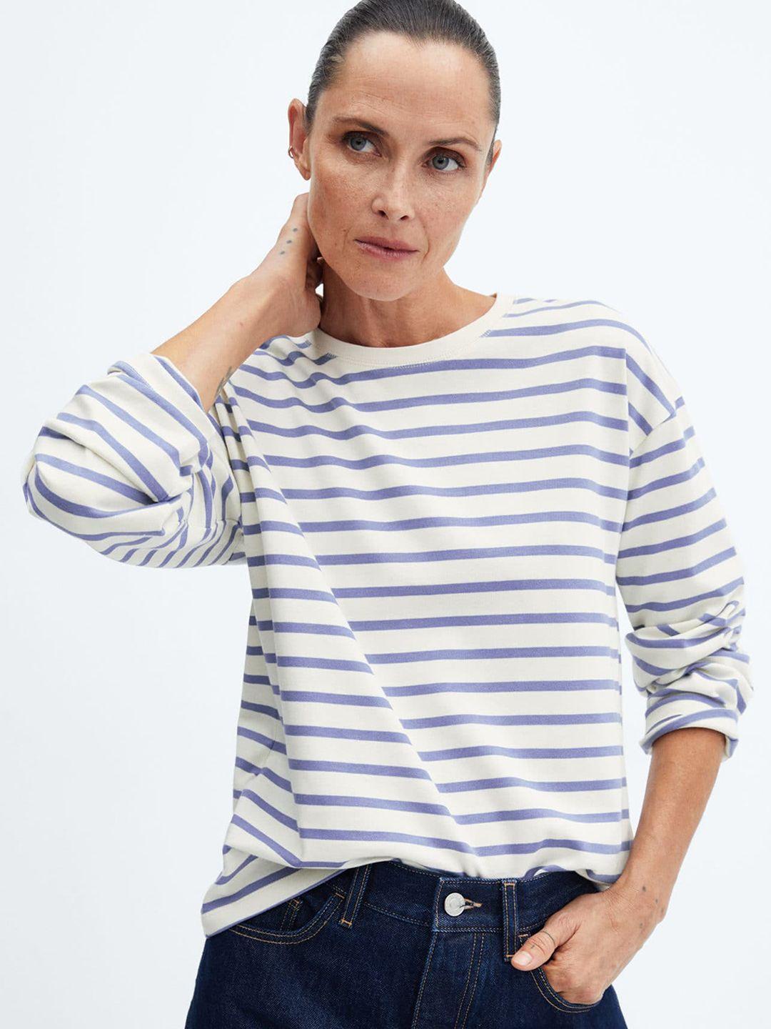 mango-striped-pure-cotton-t-shirt