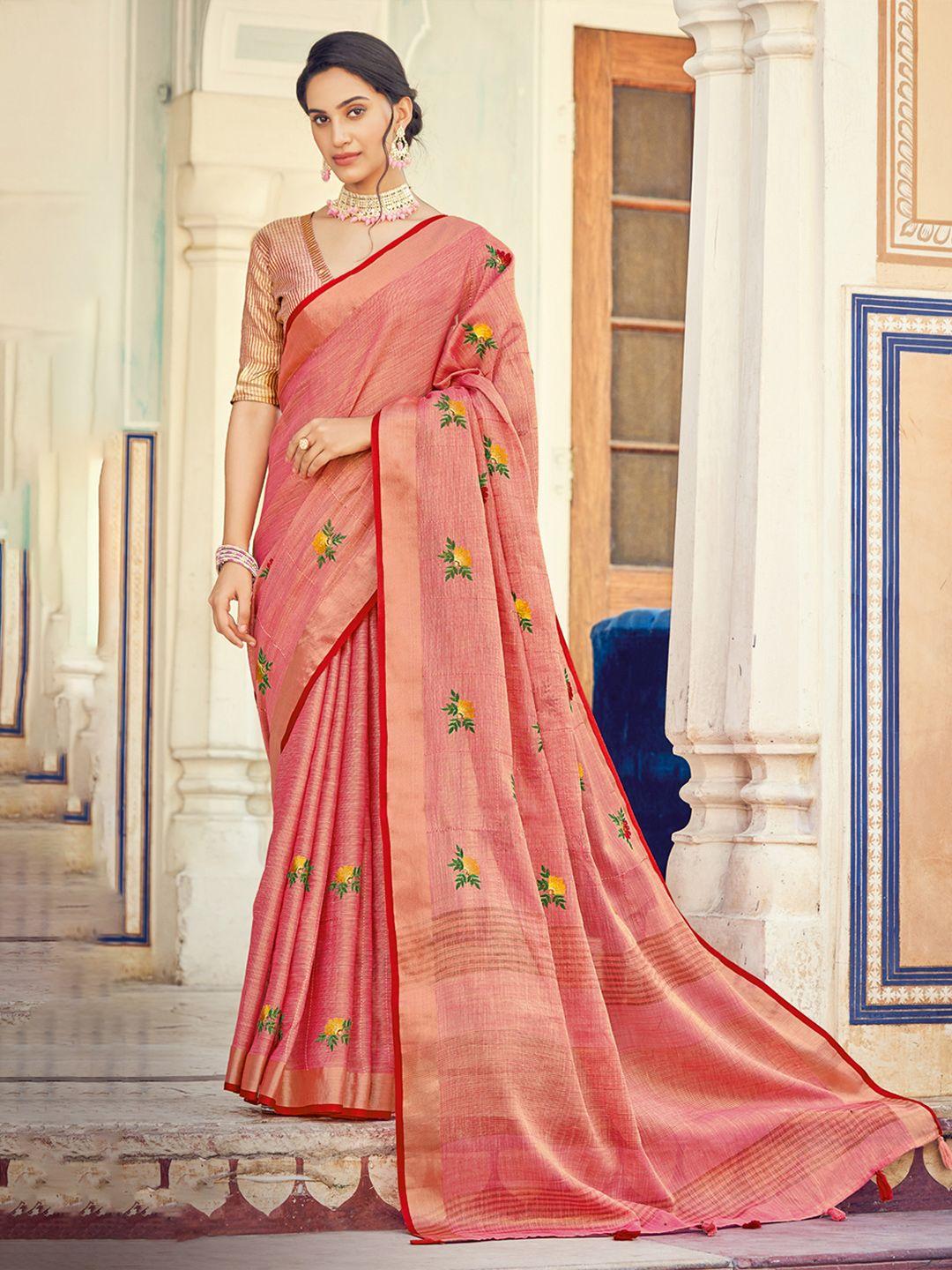 devatithi-floral-embroidered-zari-saree