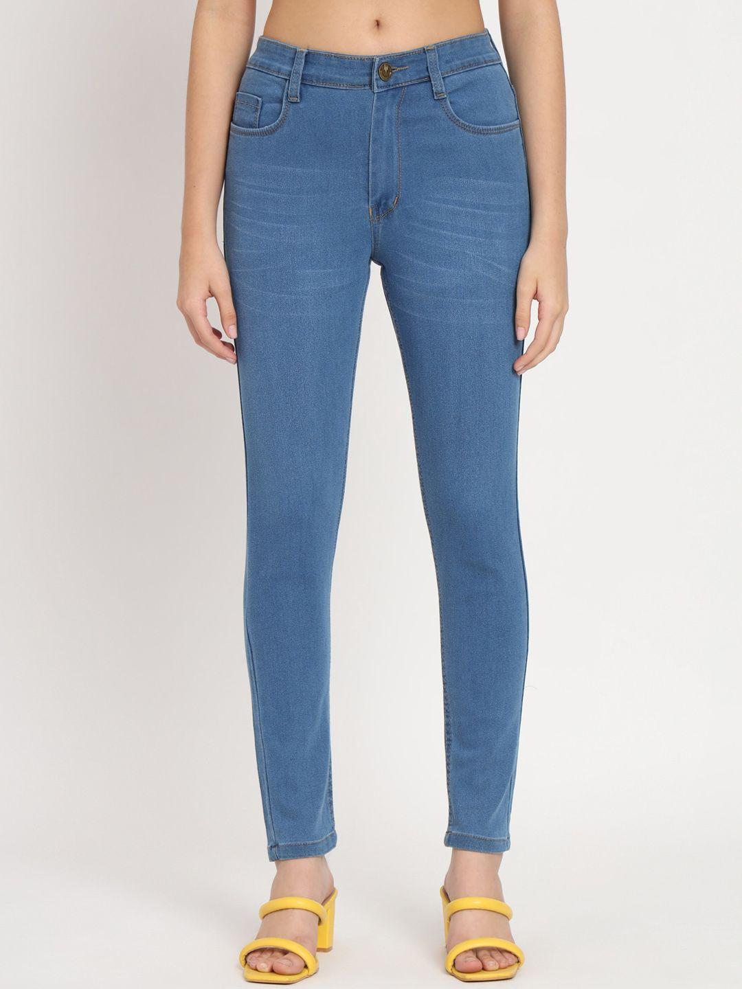 BAESD Women Jean Skinny Fit Mid-Rise Clean Look Jeans