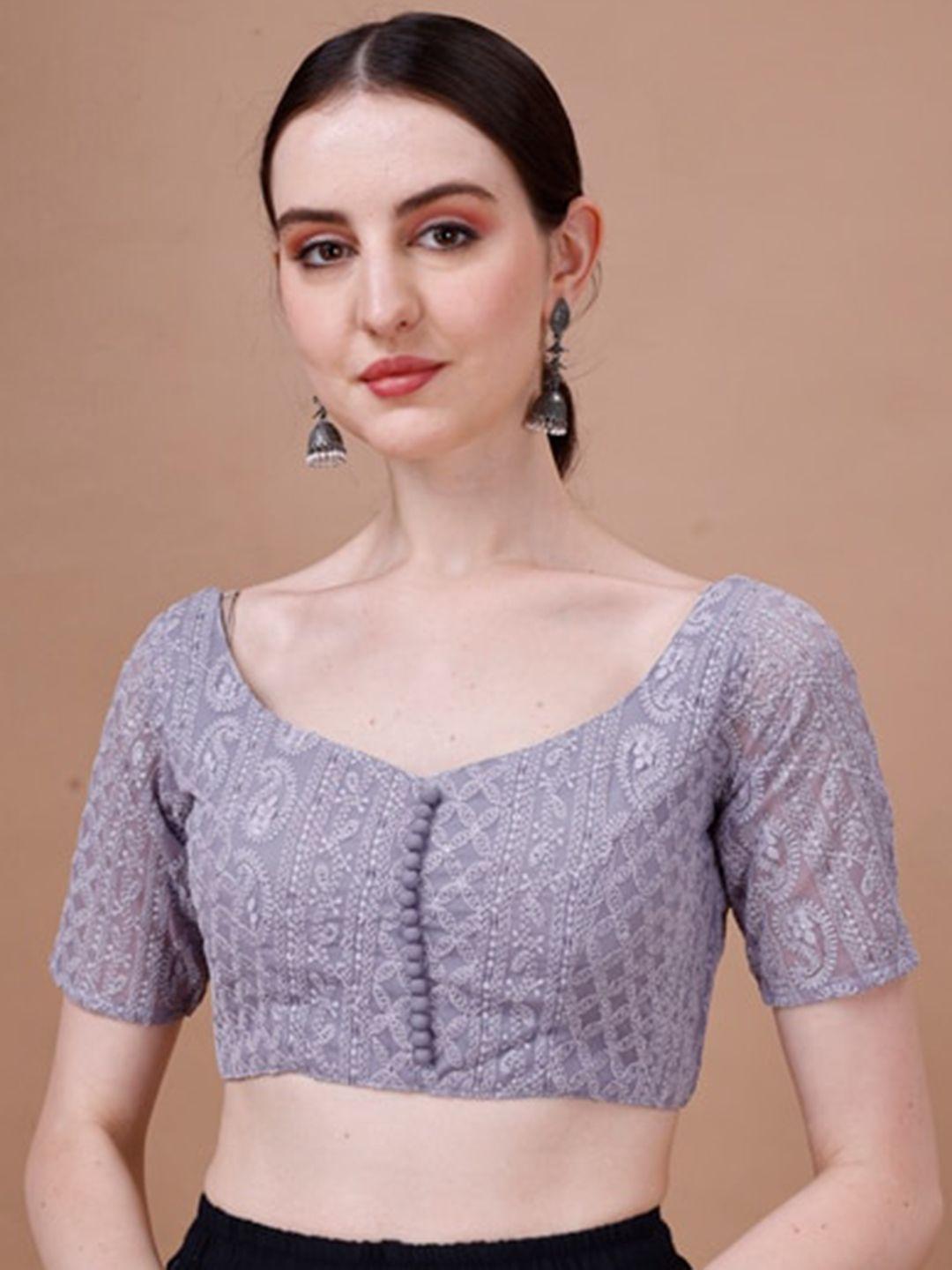 sazrika-ethnic-motifs-embroidered-chikankari-pure-georgette-saree-blouse