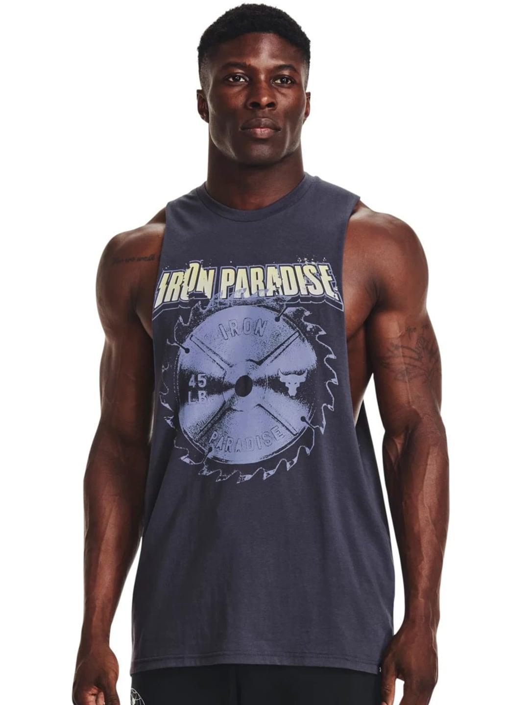 UNDER ARMOUR Project Rock Printed Blade Tank Tshirt