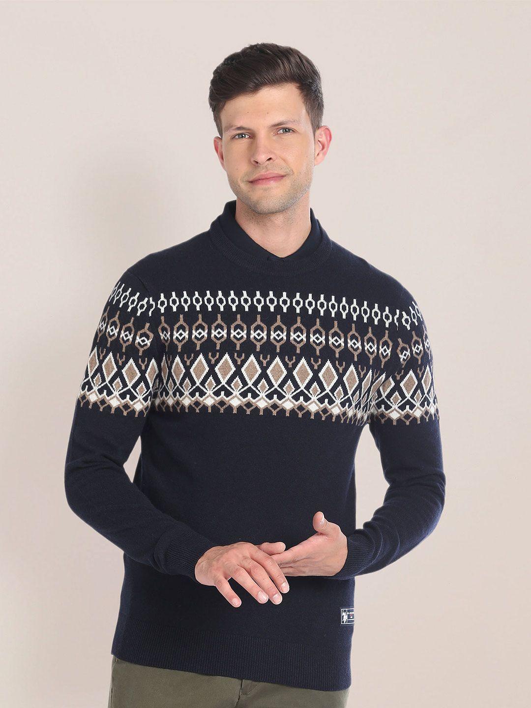 U.S. Polo Assn. Geometric Printed Patterned Pullover