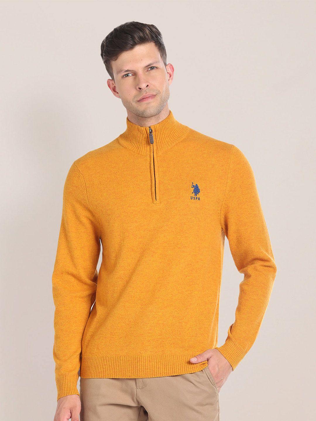 U.S. Polo Assn. Mock Collar Pullover Sweater