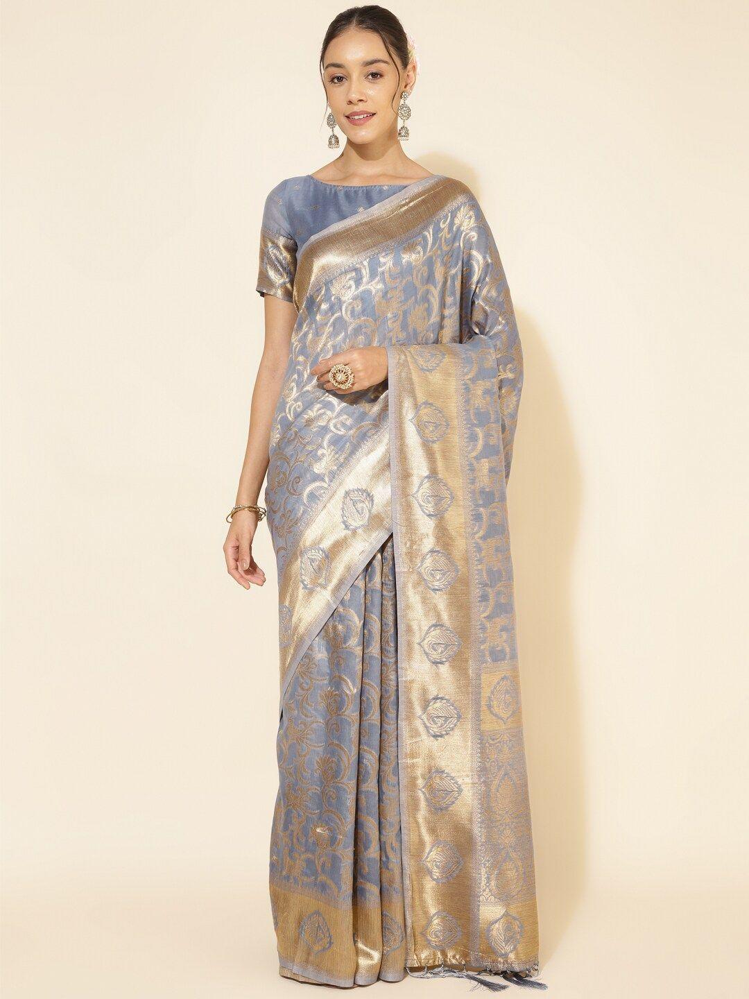 janasya-ethnic-motifs-woven-design-zari-pure-silk-chanderi-saree