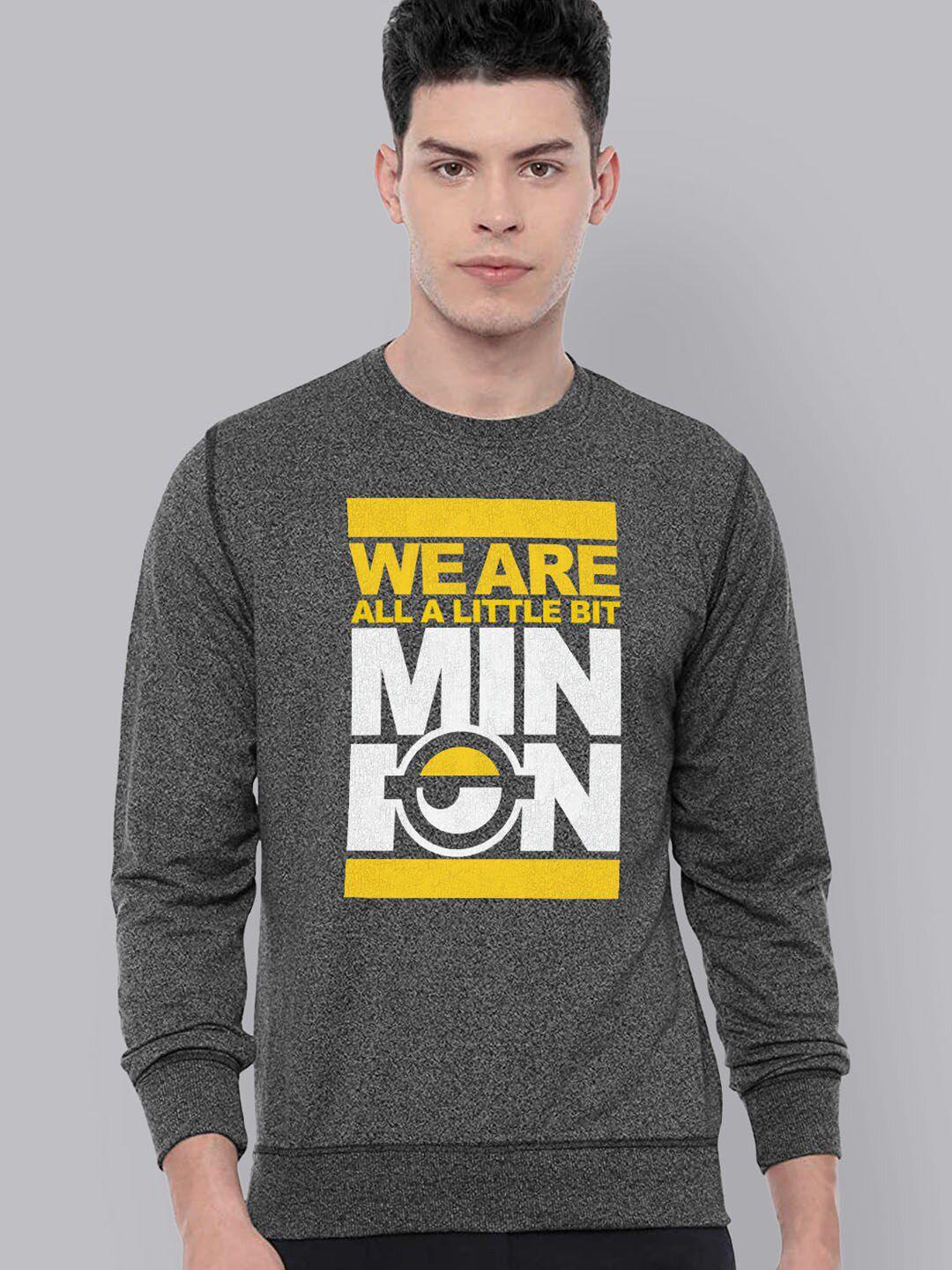 free-authority-minions-printed-pullover