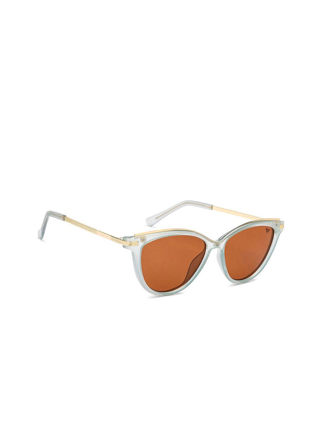 Vincent Chase Oval Cateye Sunglasses With Polarised & UV Protected Lens